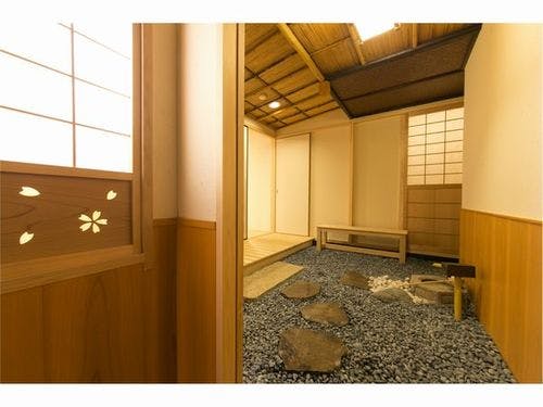 坪庭を眺めながら・・