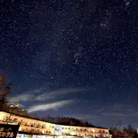 ★八ヶ岳グレイスホテルと天の川★