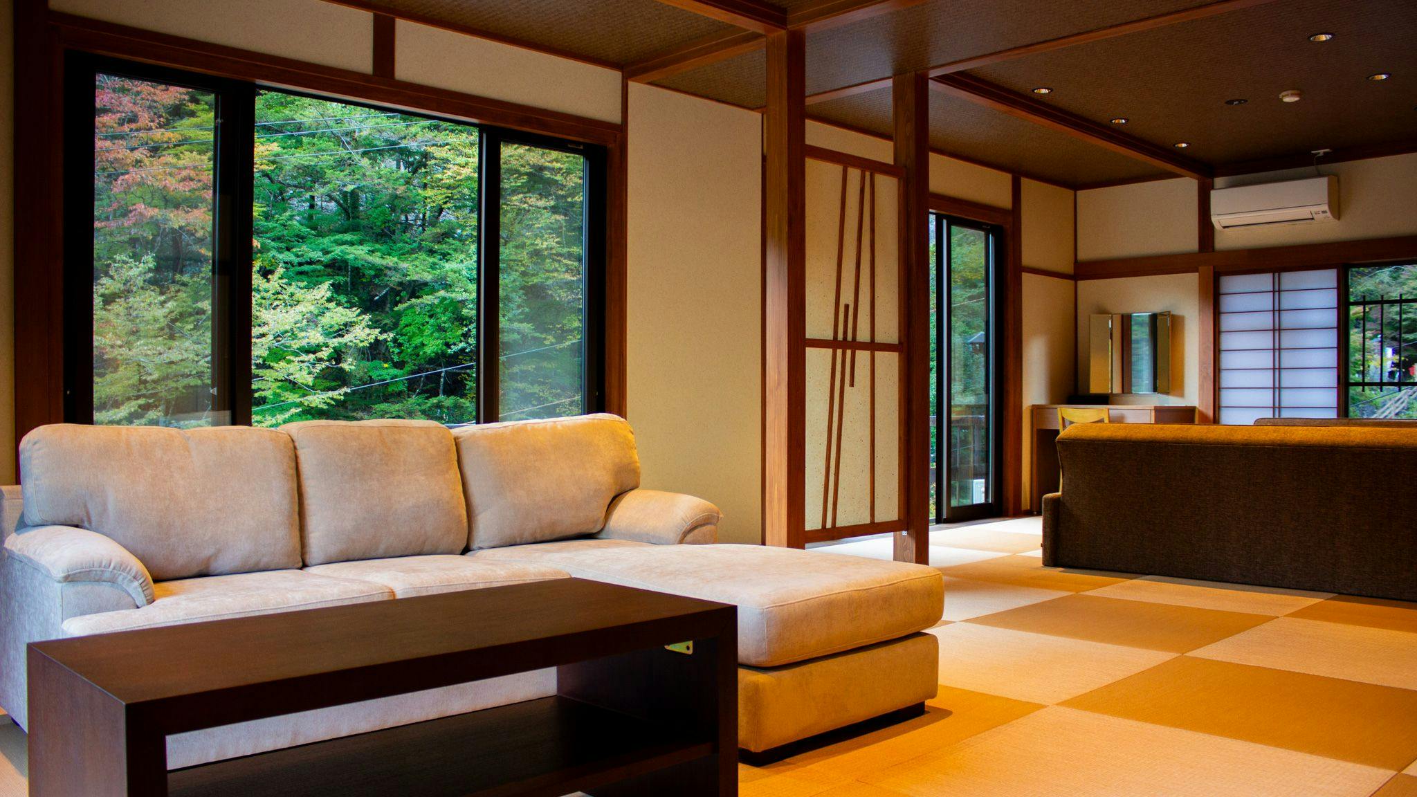 ห้องสไตล์ญี่ปุ่นชั้น 3 ประมาณ 18 เสื่อทาทามิ + ห้องนอนพร้อมเตียง [Umemitsuki]