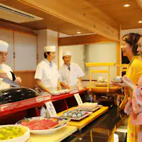 お造りコーナー(しんわダイニング天地海)