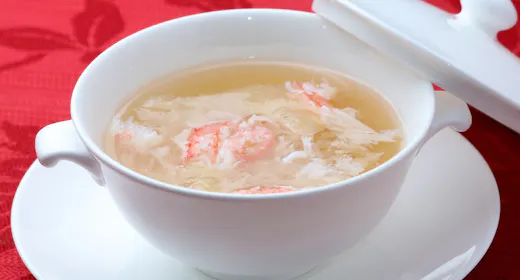 【別注料理】蟹肉入りふかひれスープ付きプラン<「万里」中華&和食バイキング>