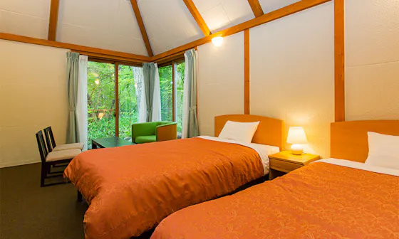 Penginapan rumah 'Hutan Burung Hantu' - Contoh bilik.