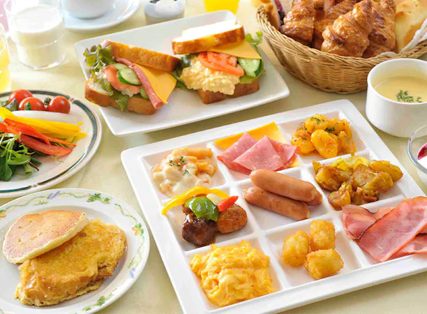朝食バイキング