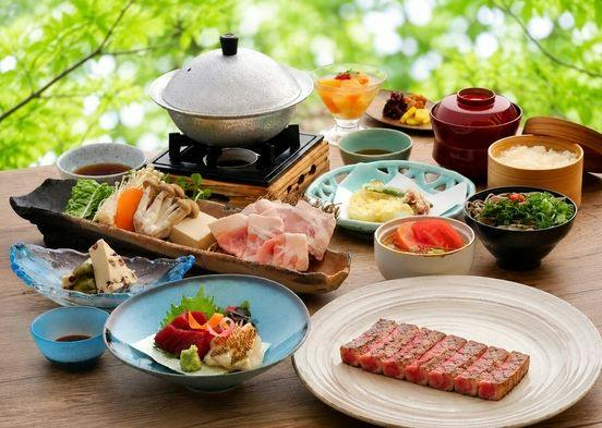 【肉旅】【しまね和牛ステーキ100g付】× 奥出雲の旬を味わう～季節替り会席～