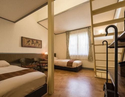 ロフト付き［4ベッド］ペットと泊まれる