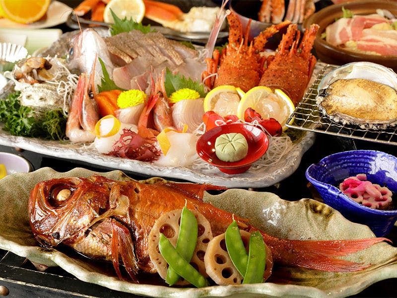 【夕食】贅沢会席プラン　季節の一例