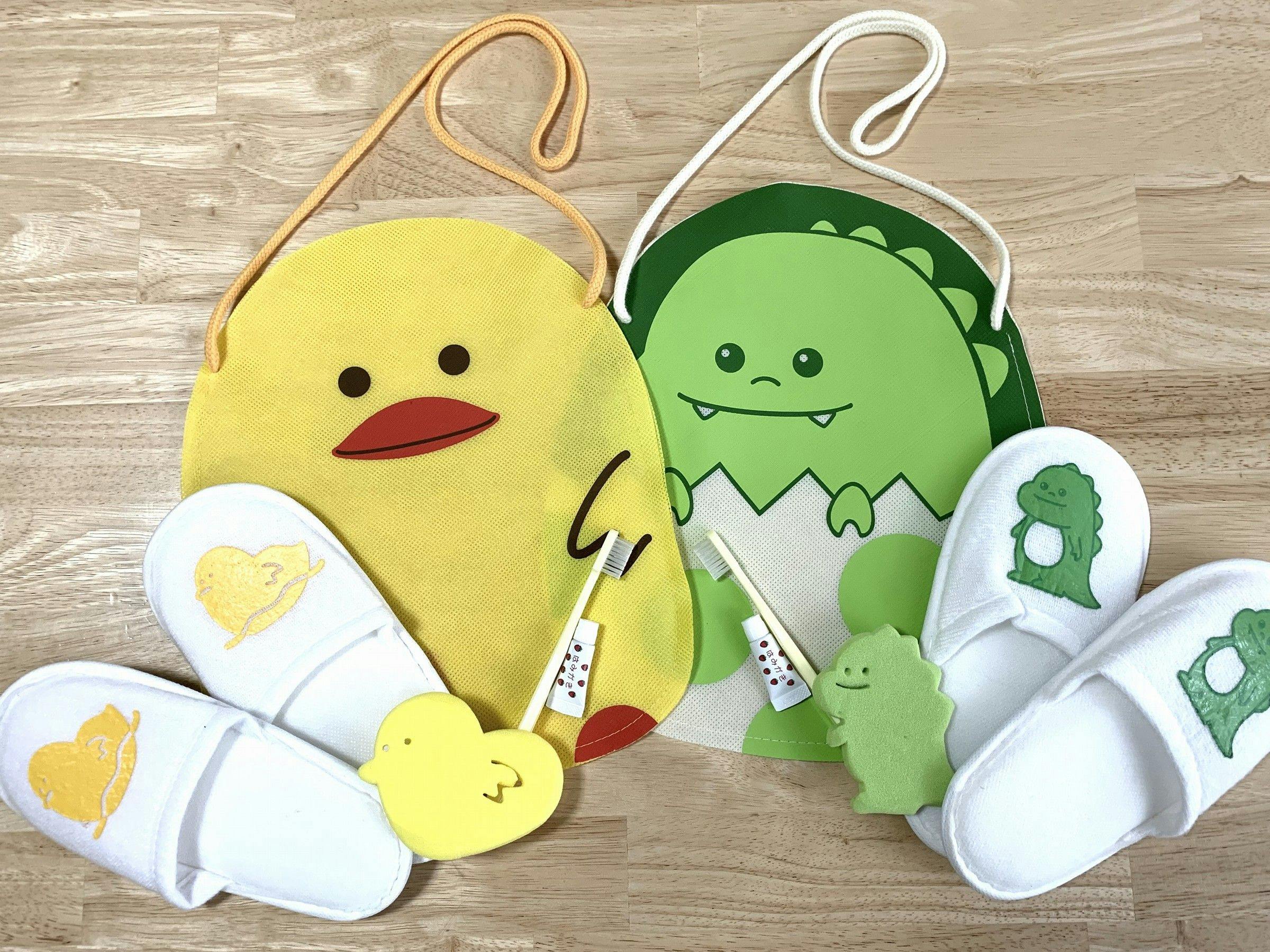 小さなお子様はアメニティ付き。