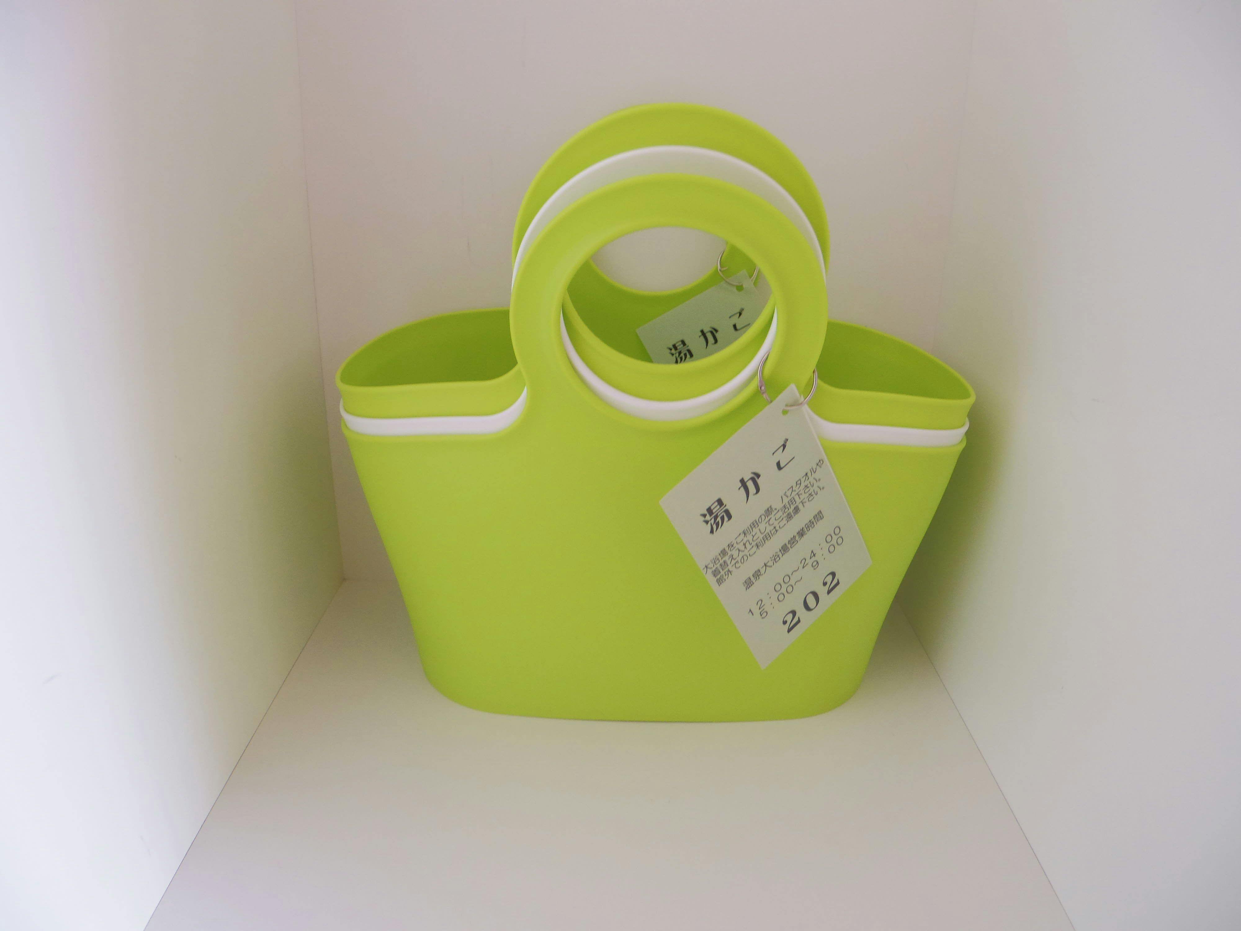 各お部屋に湯かごをご用意