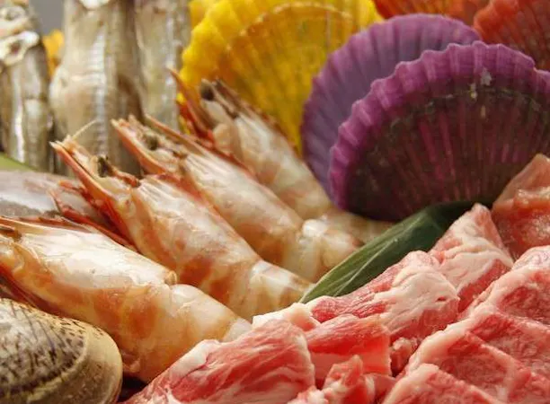 土佐でとれた新鮮魚介のバーベキュー!!