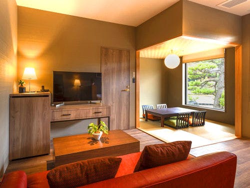 【温泉露天風呂付き】和洋室キングベッド