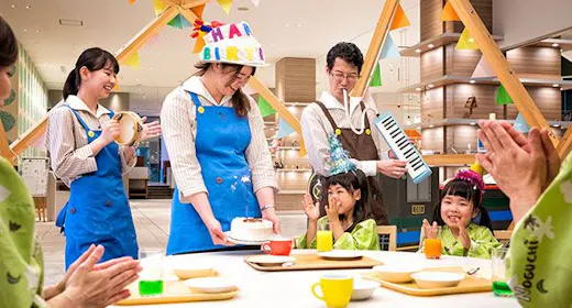 【お祝い】<ホールケーキ>夕食で提供!みんなで “Happy Birthday” を歌おう/2食付