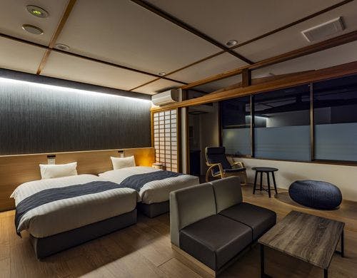 半露天風呂付部屋