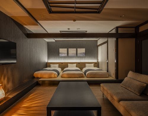 露天風呂付デラックス和洋室48平米