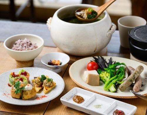 奈良の食材を使った季節の養生食