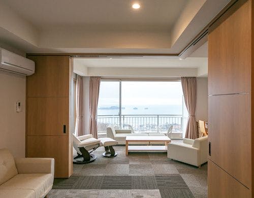 スイートルームからの眺望