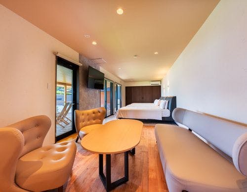 【スタンダードヴィラ／洋室／3ベッド】