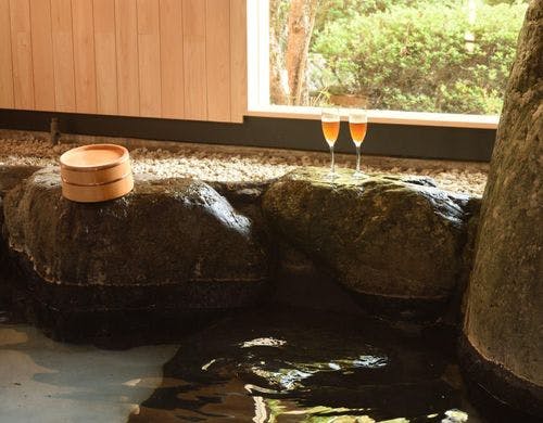 庭園風呂付き、部屋食　離れ　Suite room