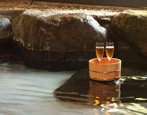 庭園風呂付き、部屋食　離れ　Suite room