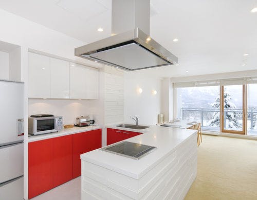 デラックスルームのキッチン一例/冬