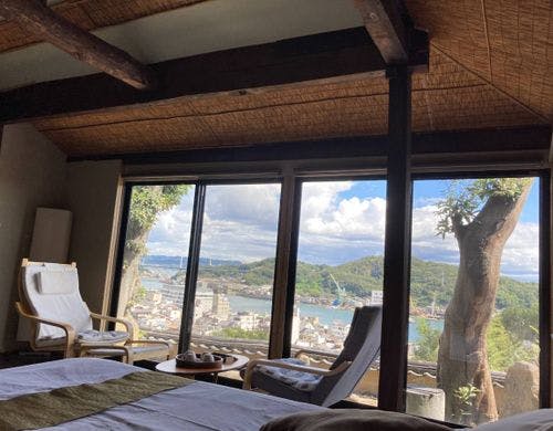 ・お部屋から尾道のを見下ろすロケーション