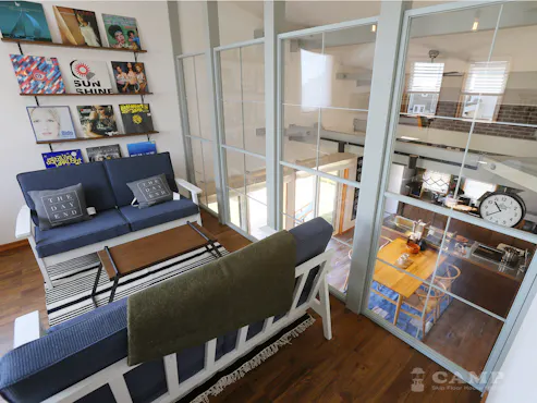 บ้านชั้นเดียวแบบพื้นยก.