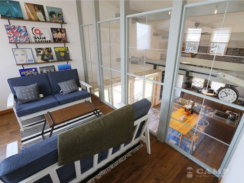 【CAMP】平屋ベースのスキップフロアハウス