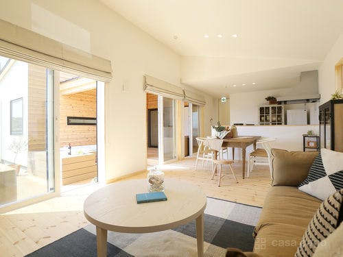 【casa cago】中庭を囲むフラットハウス