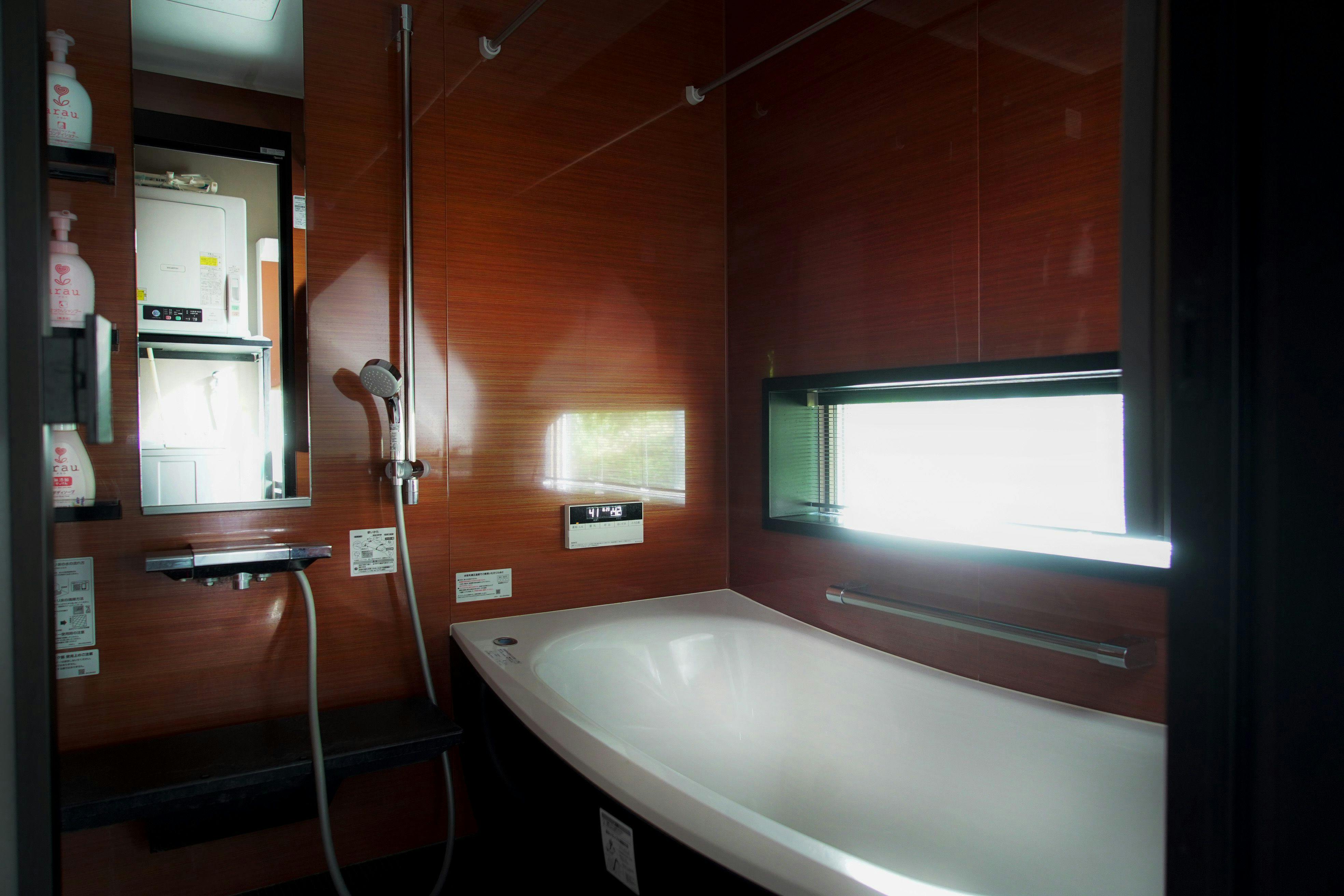 リラックスしたバスタイムを