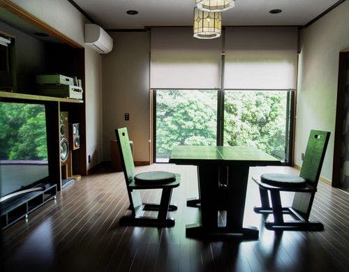 緑を感じながら寛げるリビング