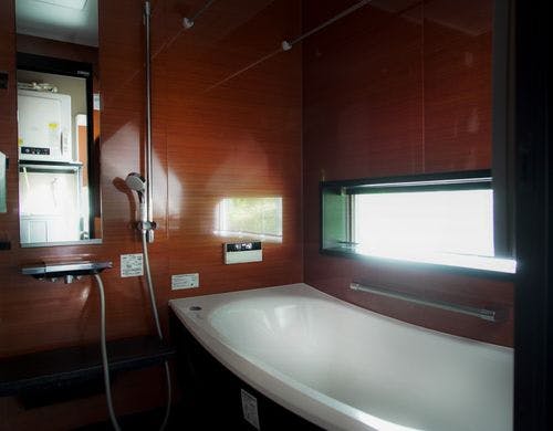 リラックスしたバスタイムを