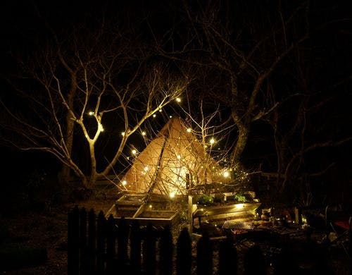 キャンプデビューができるミニテントサイト