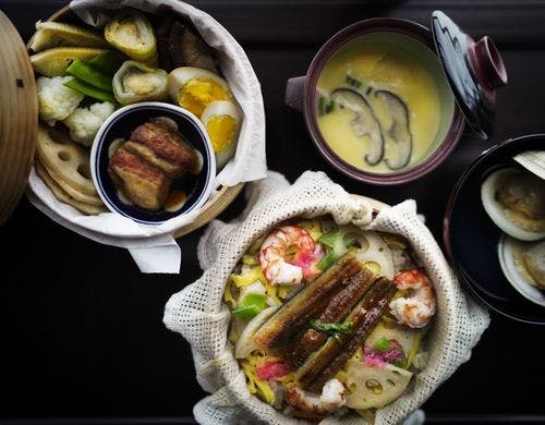 ひな祭り「蒸し寿司御膳」