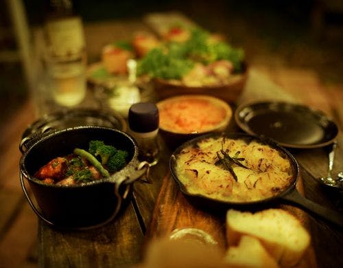 秋の収穫祭、星空ビーフシチュー。