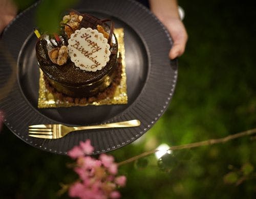 誕生日プランでケーキプレゼント！