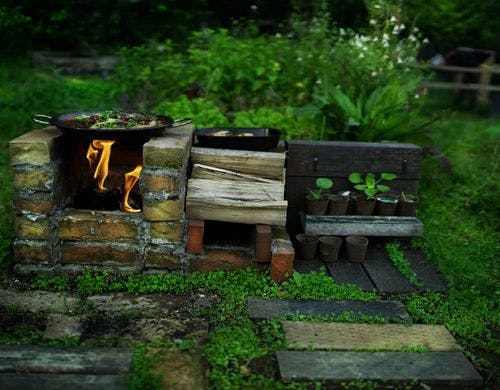 箱庭ミニキッチンでポタージュカレー！