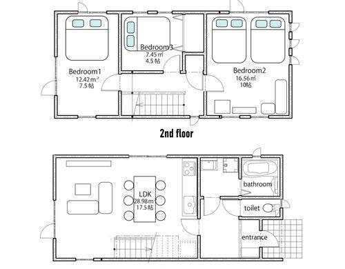 Villa　Garden 間取り図