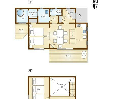５名様タイプ間取り