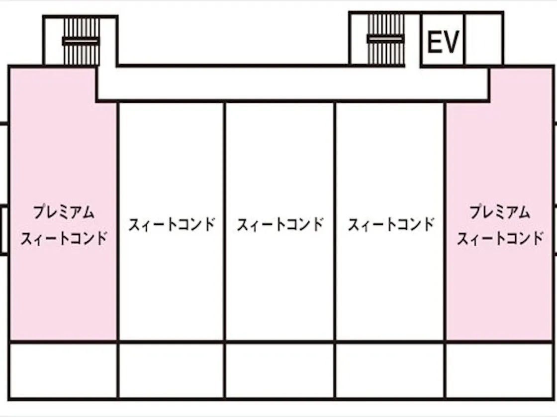 フロアガイド(プレミアムスイートコンド)