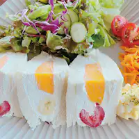 【朝食】フルーツサンド