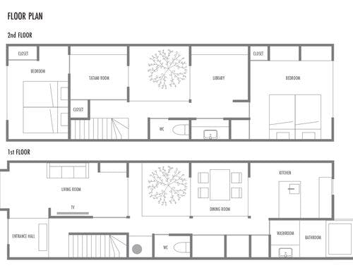 ほとりの間取り図です。