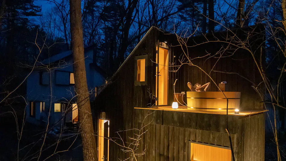 Tatehata House Kita-Karuizawa Architect's Tiny House + Detached Building with Cypress Open-Air Bath and Sauna