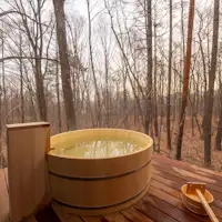 離れ ヒノキ風呂