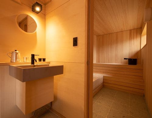 サウナコタ　着替え室