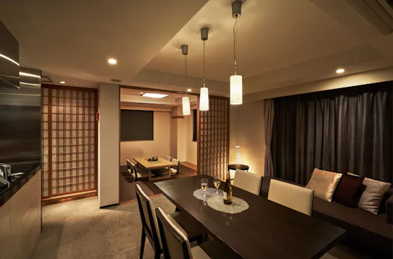 <Villa> Ruang tamu dan ruang makan (Gambar ilustrasi)