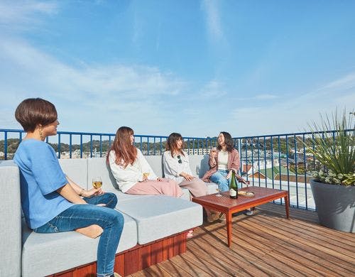 SORA SUITE  専用の屋上テラス