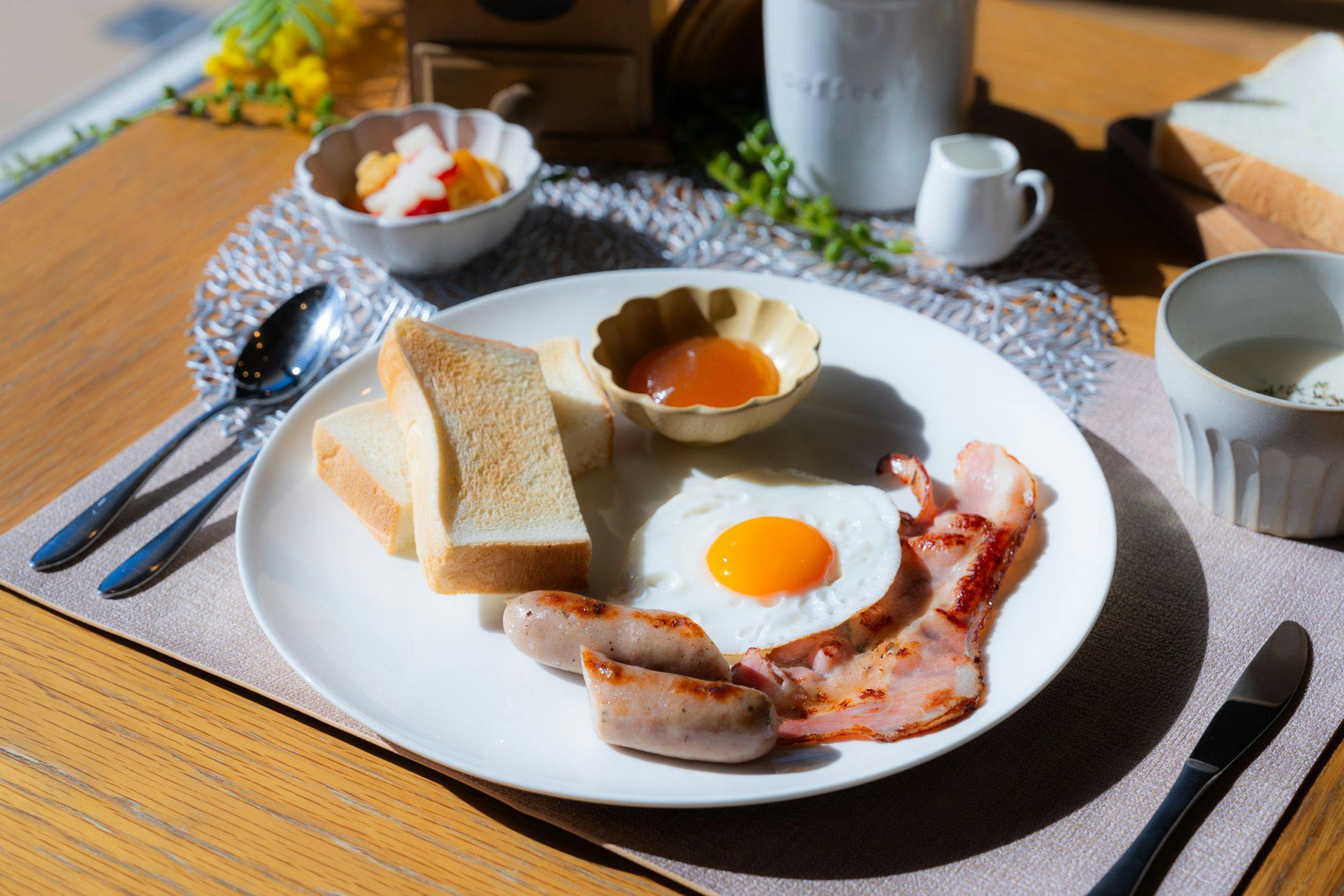 朝食（洋食）
食材のみ提供