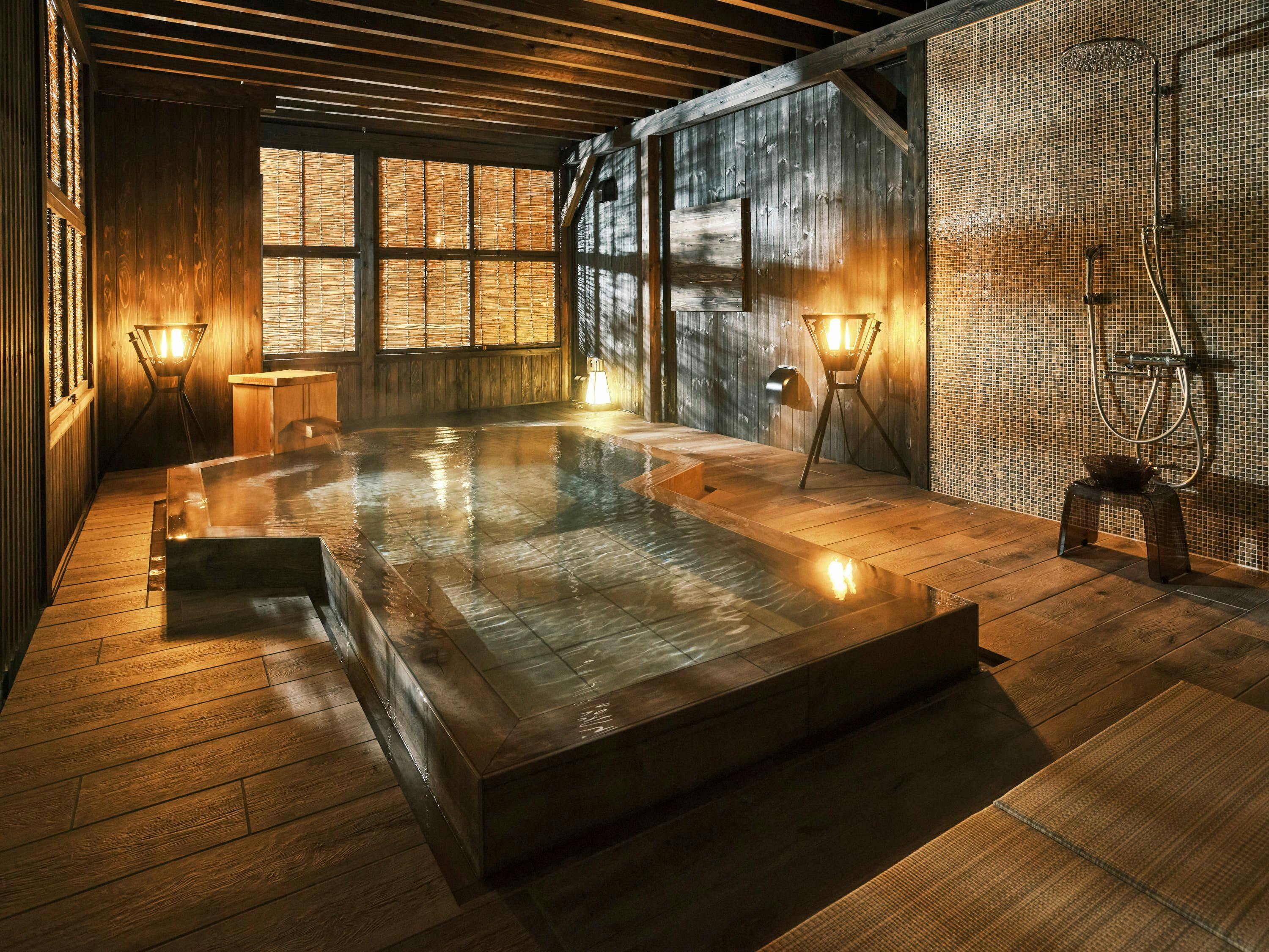 開放感溢れる露天風呂