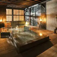 開放感溢れる露天風呂