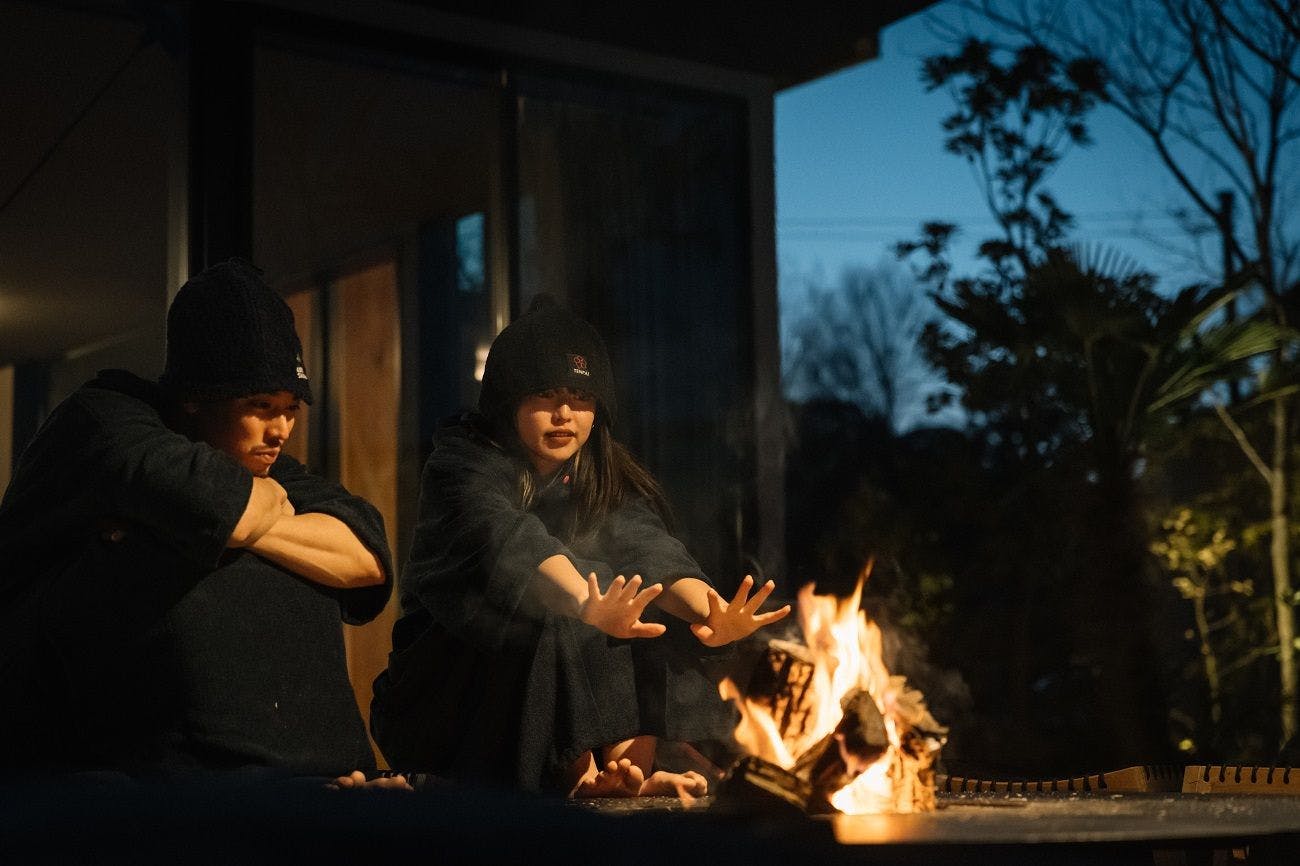 ＢＢＱスペース兼焚き火スペース