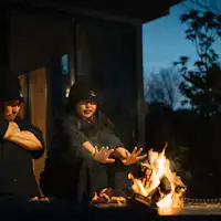 BBQスペース兼焚き火スペース